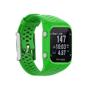 SMYAOSI Bracelet Compatible avec Polar M430/ Polar M400, Silicone De Remplacement Bande Sport Accessoire R&eacute;glable Bracelet pour Polar M430/ Polar M400 Smartwatch (Vert) (songmyi, neuf)