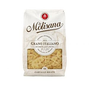 24 x La Molisana Farfalle N. 66 p&acirc;tes Lenta Lavorazione &agrave; base de semoule de bl&eacute; dur dessin bronze 500 g + 2 Polpa Italian Gourmet (Italiaen Gourmet UK Ltd, neuf)