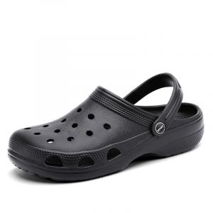 Sabots de Jardin pour Homme et Femme - Sandales en Maille Respirante Lakeland Active Mule Unisexe - Sabots Classiques antidérapants - Pantoufles d'été d'extérieur, Noir, 43 EU (SONGR, neuf)