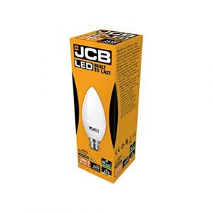 JCB 3w LED BC / B22 mat Bougie 3000k blanc chaud 250lm (s10976) (Pertemba FR, neuf)