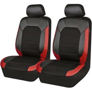 2Pcs Housse Siege Voiture pour Fiat 500e | 500X | 500e Abarth | 600 | 600e Abarth, R&eacute;sistant &Agrave; l'usure Respirantes Antid&eacute;rapantes Si&egrave;ges Avant Protections Accessoires,D Red (Yating DepartmentStore, neuf)