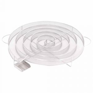 vidaXL Générateur de Fumée Froide, Fumoir à Froid pour Viande, Boîte de Fumoir pour Barbecue Poisson Fromage, Rond Acier Inoxydable (vidaXL FR, neuf)