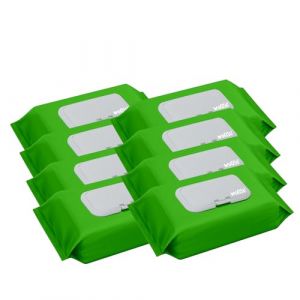 Woost Couvercles réutilisables pour lingettes | Prolonge l’humidité de vos lingettes | Repositionnable jusqu’à 100 utilisations | Compatible lingettes bébé, hygiène, beauté, ménage (Lot de 8) (Ma Bonne Etoile, neuf)