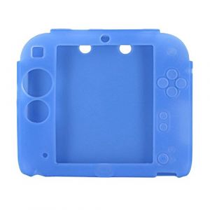 OSTENT Silicone Souple Protection complète Pochette Housse Etui Compatible pour Console Nintendo 2DS - Couleur Bleu (OSTENT, neuf)