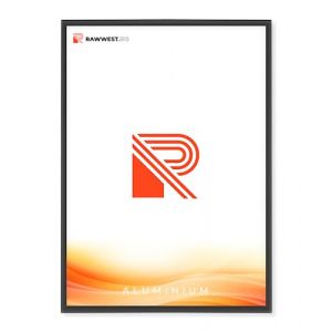 RAWWEST.BIS Cadre Photo 61x91,5 cm en Aluminium anthracite cadre decoration murale pour Affiche Poster &OElig;uvre d'Art Photo Puzzle Verre Acrylique avec Filtre UV Fixation Verticale & Horizontale (RAWWEST.BIS, neuf)