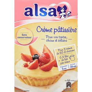 Alsa Préparation Crème Patissière 3 Sachets 390g - Lot de 3 (J&S Market France, neuf)