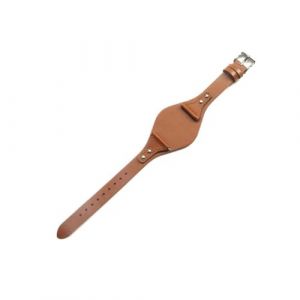 LANAPPTLTG Bracelet de montre en cuir for femmes, 18mm, adapt&eacute; au Fossil ES4113 ES3625 ES3616 ES3838 ES4114(Brown,18mm Gold-K1) (Aamaz, neuf)