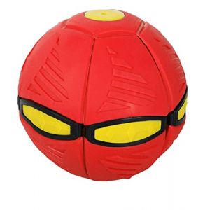 FeiWen Boule Magique, Boule de Soucoupe Volante Déformée Boule Balle Déformée Jouets Jeux de Plage Sports (Rouge) (FeiWen-EU, neuf)