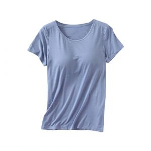 Camisole Femme D&eacute;bardeur avec Soutien-Gorge Int&eacute;gr&eacute; Camisole Sport avec Brassi&egrave;re Caraco D&eacute;bardeur De en Yoga sans Manches Haut Tank Top Gilet Rembourr&eacute; &Agrave; Bretelles Ajustables (Blingko, neuf)