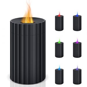 Weinsamkeit Humidificateur d'air &agrave; Flamme, 100ml Humidifier d'Aromath&eacute;rapie avec 7 Couleurs de Lumi&egrave;re, Portable et Auto Shut-Off Protection - Id&eacute;al pour Humidifier et Aromatiser Votre Espace de Vie (Banaone Trade Store, neuf)