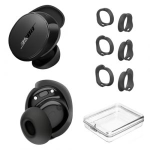 [3 Paires] Embouts pour &eacute;couteurs Bose QuietComfort (2024), Accessoires en Silicone pour &eacute;couteurs Bose QC, kit d'ajustement antid&eacute;rapant (S, M, L) (Noir) (XYZXYZ-Fr, neuf)