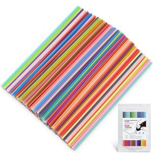 ytorgr Lot de 300 recharges de filament pour stylo 3D 3doodler Start 3D, 2,5 mm PCL basse temp&eacute;rature d'impression pour bo&icirc;tier 30 couleurs (ytorgr, neuf)