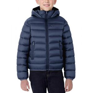 FEOYA Ado Veste Imperméable Loisirs Fille Manteau D'Hiver Avec Capuche Enfant Doudoune Léger Ski Garçon Vêtement Coupe Vent Compressible Blouson Fine Fleece Chaud Puffer Cyan Tibétain 11 12 Ans (JINWEIEU (livraison sous 5-12 jours), neuf)