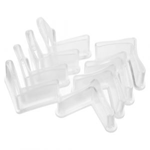 ABOOFAN Lot De 8 Patins De Pied En Corni&egrave;re 40x40 Mm En Caoutchouc Pvc Transparent, Protections D&rsquo;angle Antid&eacute;rapantes Pour Meubles, Pieds De Chaise, Table Et Lit, Usage Int&eacute;rieur, Accessoires Meubles (thinkaboutling, neuf)
