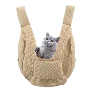 Yulokdwi Porte-Chien Dorsal - Respirant, Doux et Portable,Transporteur Dorsal Souple pour Chien Et Chat,pour Petits Et Moyens Chiots Camping Randonn&eacute;e V&eacute;lo (Yulokdwi, neuf)