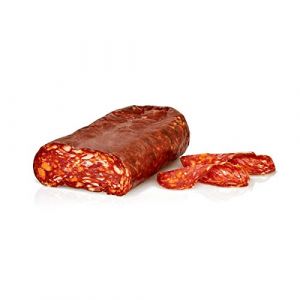 Spianata saucisson Salumi Pasini® | Environ 900 gr | Saucisson sec piquant | Charcuterie italienne typique de Calabre (Salumi_Pasini, neuf)