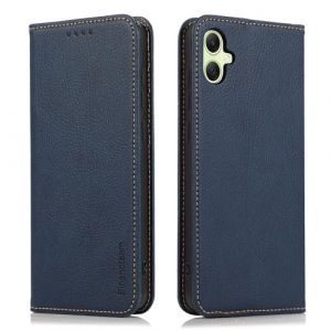 binandteam Coque pour Samsung Galaxy A05 4G,Housse en Cuir PU Portefeuille, Etui de Protection à Rabat Magnétique,Pochette Fermeture Anti-Choc Protection - Bleu (Yiranfuns, neuf)