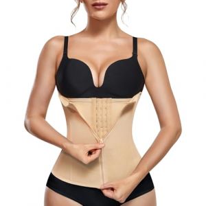 KUMAYES Gaine Amincissante Ventre Plat Femme Corset Minceur Serre Taille Body Sculptant Femme Gainant Ceinture Amincissante (Couleur, XL) (Kumayes EU, neuf)