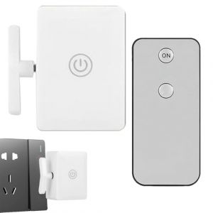 Vriusi Finger Bot, bouton-poussoir à distance - Poussoir à bouton sans fil avec télécommande - Accessoires pour la maison, appareils pour maison intelligente, robot d'éclairage télécommandé pour lampe (huayup, neuf)
