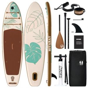 Stand Up Paddle Board Gonflable Adulte avec Accessoires Complet Sup Table Max.150 kg Sup Gonflable pour Débutants et Professionnels (Hitabay, neuf)