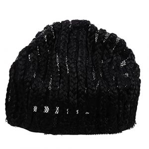OFFIGAM couvre-chef dreadlocks bonnet wig bonnet pour tendance capot de tresse doublure bonnet de bonnet de fabrication de tp envoyer du matériel Black (pristonswater, neuf)