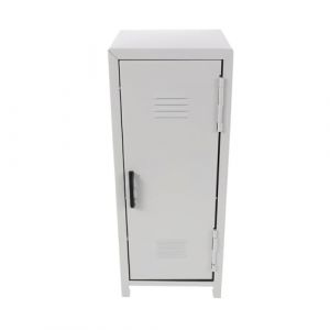 UKCOCO Bo&icirc;te de Rangement Maquillage en M&eacute;tal &Eacute;maill&eacute; Blanc Brillant, Petit Organiseur de Bureau Multifonction, Bo&icirc;te de Rangement pour Cosm&eacute;tiques avec Compartiments, pour Coiffeuse (Fruitscher, neuf)