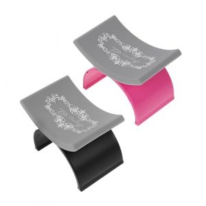 DEARMAMY 2pi&egrave;ces Table &agrave; Ongles Repose-bras Support De Manucure Silicone Repose-bras Pour Nail Art Oreiller De Manucure Support De Repose-ongles Repose-main Ongle Repose-bras Art (Liiane, neuf)