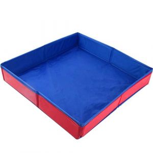 Table de Sable Pliante en PVC, bo&icirc;te de Sable d'ext&eacute;rieur s&ucirc;re, Jouets 19.69x19.69x3.15, Plateau Amusant, Jouets sensoriels &eacute;ducatifs pour Enfants (MUkhgf, neuf)