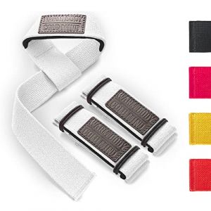 WARM BODY COLD MIND Lasso Sangle Musculation - [&Eacute;valu&eacute; &agrave; 350 KG/Neoprene 3mm-6mm] - Sangle de Tirage pour l'Halt&eacute;rophilie Gym Fitness Sangles de Levage (Blanc Basique) (WARM BODY COLD MIND LTD, neuf)