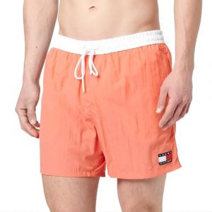 Tommy Hilfiger Medium Drawstring Um0Um03455 Maillot de Bain, Red (Pink Poppy), L Homme (Espace Sport, neuf)