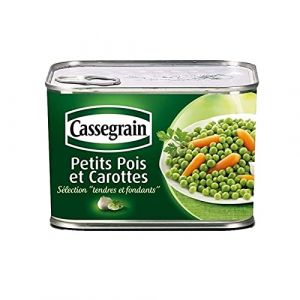 Cassegrain Petits Pois et Carottes Tendres et Fondants 495g (lot de 5) (MEDIACASH, neuf)