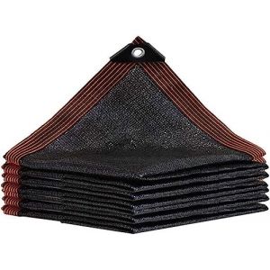 QLOFEI Filet D'Ombrage, 50% Tissu Ombrage Pergola Filet D'ombrage Extérieur, Filet Protection Solaire Tissu D'ombrage pour Pergola, Terrasse, Serre, Poulailler, Plantes (1.5x6m) (ZFUMHM, neuf)