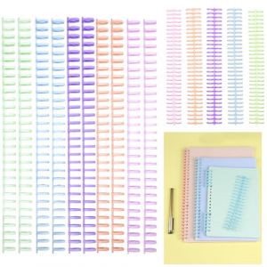 SLTAXAR 15PCS Peignes de Reliure en Plastique 12MM 30 Trous Peignes en Plastique pour Reliure Peignes Spirales pour Reliure Anneau de Reliure pour Papier Relieuses en Peigne Plastique pour DIY Cahier (Smaejhgmlsbj, neuf)