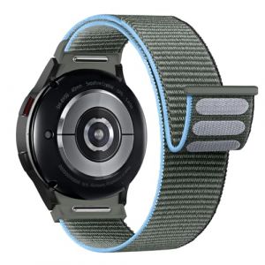 Bracelet en Nylon pour Samsung Galaxy Watch 7/6/5/4 40mm 44mm/Watch 6 Classic 47mm 43mm/Watch 4 Classic 46mm 42mm/Watch 5 Pro 45mm/FE 40mm Homme/Femme,Bracelets Montre Sport pour Samsung Watch 7 6 5 4 (Yangrunzhe, neuf)