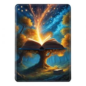 Coque Kindle Paperwhite 2021 6.8" Cuir Flip Etui Silicone TPU Ultra Mince Auto Veille ou Réveil Case Jolie Femelle Créatif Modèle Housse pour Kindle Paperwhite 11e Génération 2021 (12) (SGKITM, neuf)