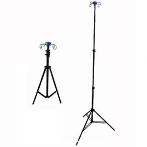 GAVALE Support De Perfusion M&eacute;dical Portable, Potences pour Intraveineuse Pliable avec 4 Crochets en Alliage D'aluminium Support &Agrave; Perfusione pour Personnes &Acirc;g&eacute;es, H&ocirc;pital Et Clinique (昌盛商贸行, neuf)