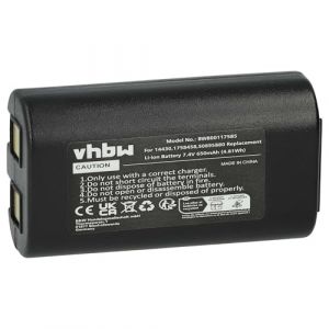 vhbw Batterie Remplacement pour Dymo 14430 pour imprimante, Scanner, imprimante d'étiquettes (650mAh, 7,4V, Li-ION) (ElectroPapa, neuf)