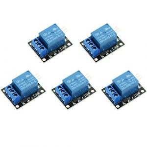 WINGONEER 5PCS KY-019 5V Bouclier de carte de module de relais d'une voie pour PIC AVR DSP ARM pour le relais d'arduino (DollaTek, neuf)