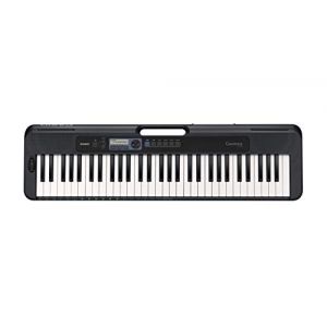 Casio CT-S300AD 61 Touches Tactiles Touches, Pitch-Bend Wheel Clavier Electronique Portable Noir avec Adaptateur AC inclus (MusicScout, neuf)