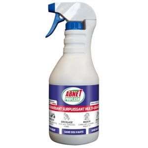 ABNET - Abnet Proflash - Nettoyant Surpuissant Multi-usages - Action détergente et dégraissante - Prêt à l’emploi - Spray 800 ml (Smart Home France, neuf)