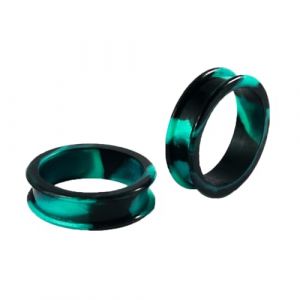 Beydodo Piercing Oreille Tunnel 12mm, Ecarteur D Oreilles Silicone 2 Pièces Oreille Jauges Expansion Femme Homme Tunnel À Double Évasement De Couleurs Mélangées (BeyDoDo, neuf)