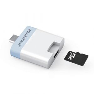 PhotoFast PhotoCube PD Plus Appareil de sauvegarde automatique photo et vid&eacute;o, charge rapide PD, prend en charge jusqu'&agrave; 2 To MicroSD pour iPhone, Android, iPad et tablette, sans carte MicroSD (KooGamer, neuf)