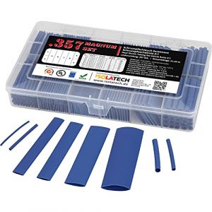 ISO-PROFI® 357 pcs Magnum Box Gaine Thermorétractable assortiment Set Ratio 2: 1 bleu (ISOLATECH-DE, neuf)