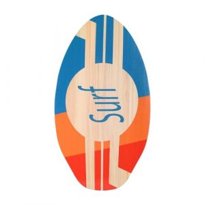 Harilla Planche de Surf de Plage pour Enfants Planche de Surf en Bois Planche de Surf Universelle Pratique Débutants 30 Pouces Petite Planche de Surf pour, a (Harilla, neuf)
