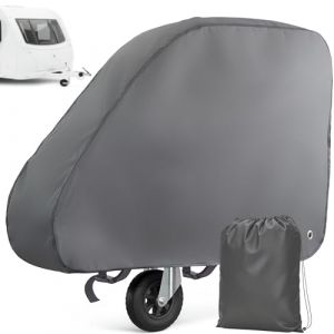 Praknu Housse de Timon Caravane PVC &ndash; Extra &Eacute;paisse &ndash; Protection Durable Contre Intemp&eacute;ries &ndash; Imperm&eacute;able et Anti-UV (Niboline, neuf)