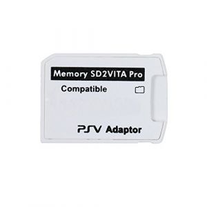 Adaptateur SD2Vita Pro 5.0 pour Carte mémoire Micro SD PSVITA de PS Vita 3.60~3.6X Henkaku, Couverture complète, Soutien 128-256GB MicroSD (Happy-365, neuf)