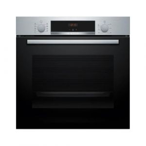 Bosch - Four multifonction, série 4, 60 cm de largeur, assistant de nettoyage à l'eau, hotaire 3D, acier, HBA514ES3 (Tek4life, neuf)