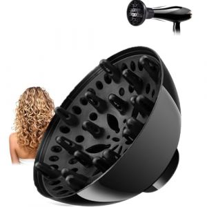 Diffuseur Cheveux Bouclés,2025 Nouveau Diffuseur Pour Sèche-cheveux,Buse Diffuseur De Sèche-cheveux,Embout Diffuseur Seche Cheveux,Accessoire De Diffuseur De Cheveux,Diffuseur Cheveux Universel (1PC) (9suYzi, neuf)