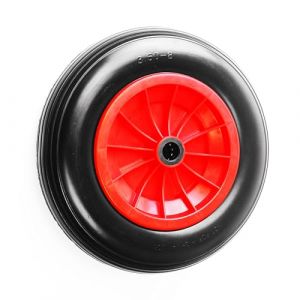 Produit Pro 14" Roue de brouette Rouge Anti-crevaison 3.50-8 pour Un axe de 1" 25mm (Product-Pro UK, neuf)