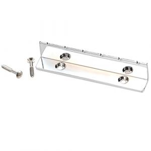RuiJOTWAT Sillet de t&ecirc;te de guitare en m&eacute;tal chrom&eacute; pour guitare acoustique ou lap steel (ruimans, neuf)
